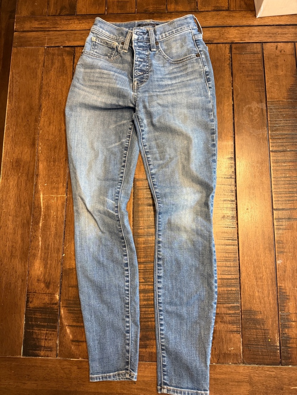 Lucky Brand Light Blue High-Rise Skinny Jeans